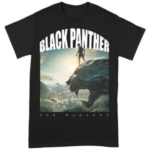 Black Panther Unisex Adult For Wakanda T-Shirt / Black